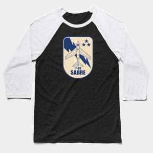 F-86 Sabre Patch Baseball T-Shirt